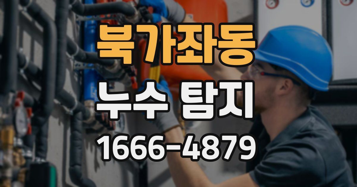 북가좌동 누수 탐지