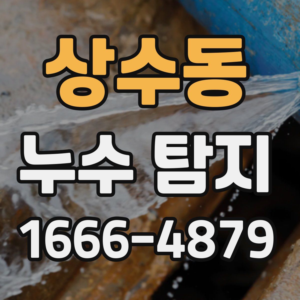 상수동 누수 탐지