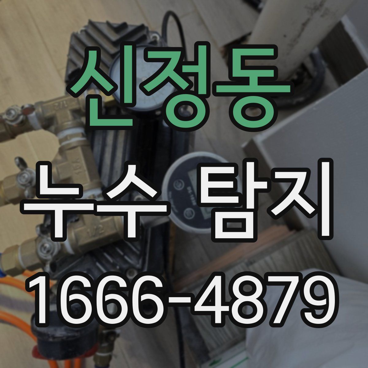 신정동 누수 탐지