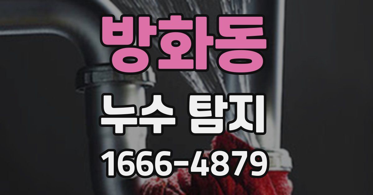 방화동 누수 탐지