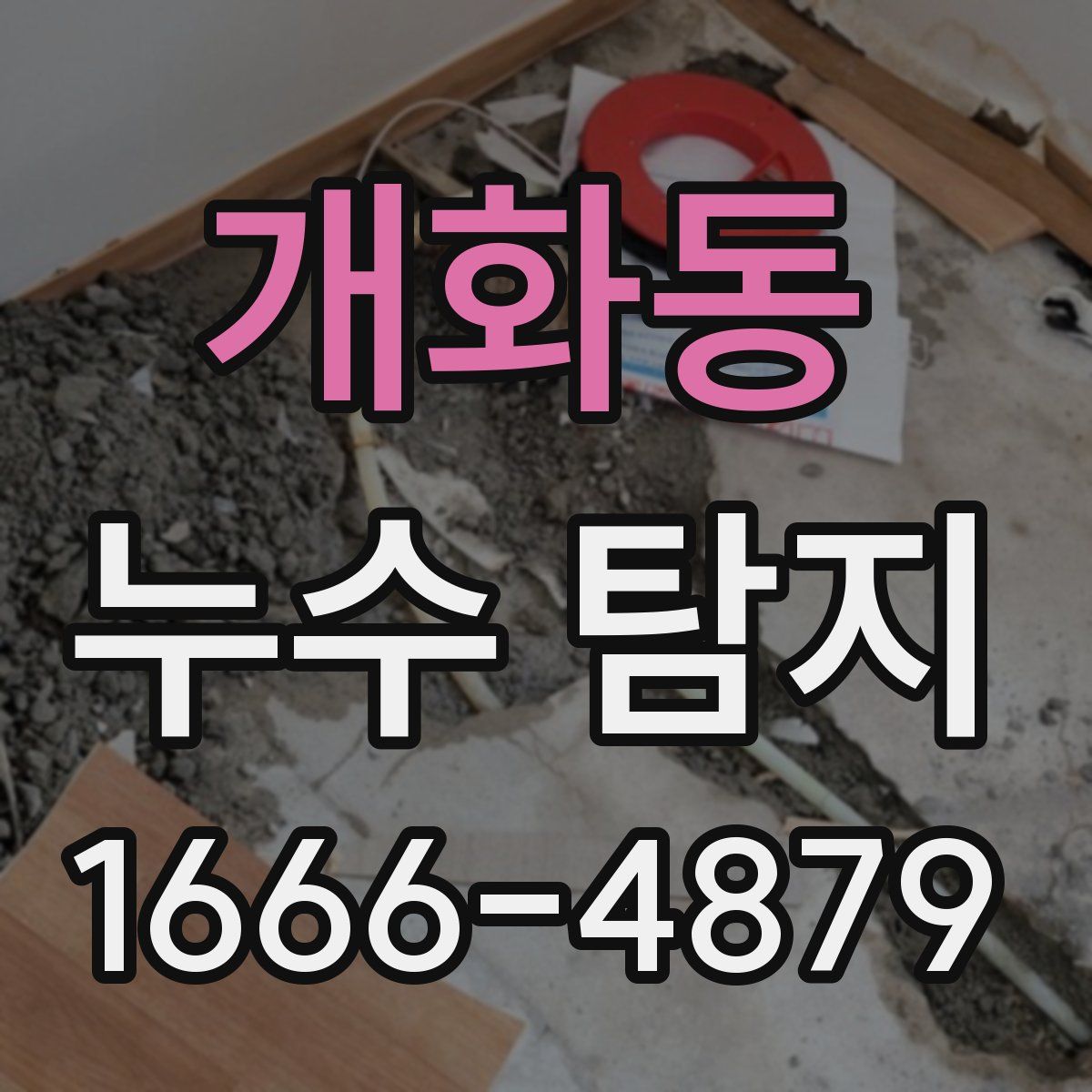 개화동 누수 탐지