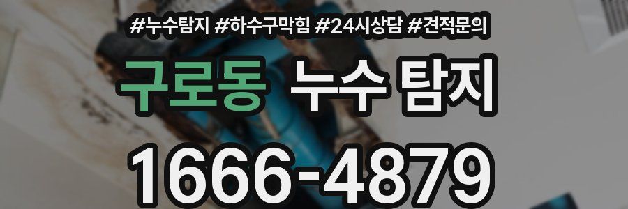 구로동 누수 탐지
