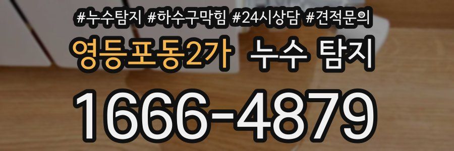 영등포동2가 누수 탐지