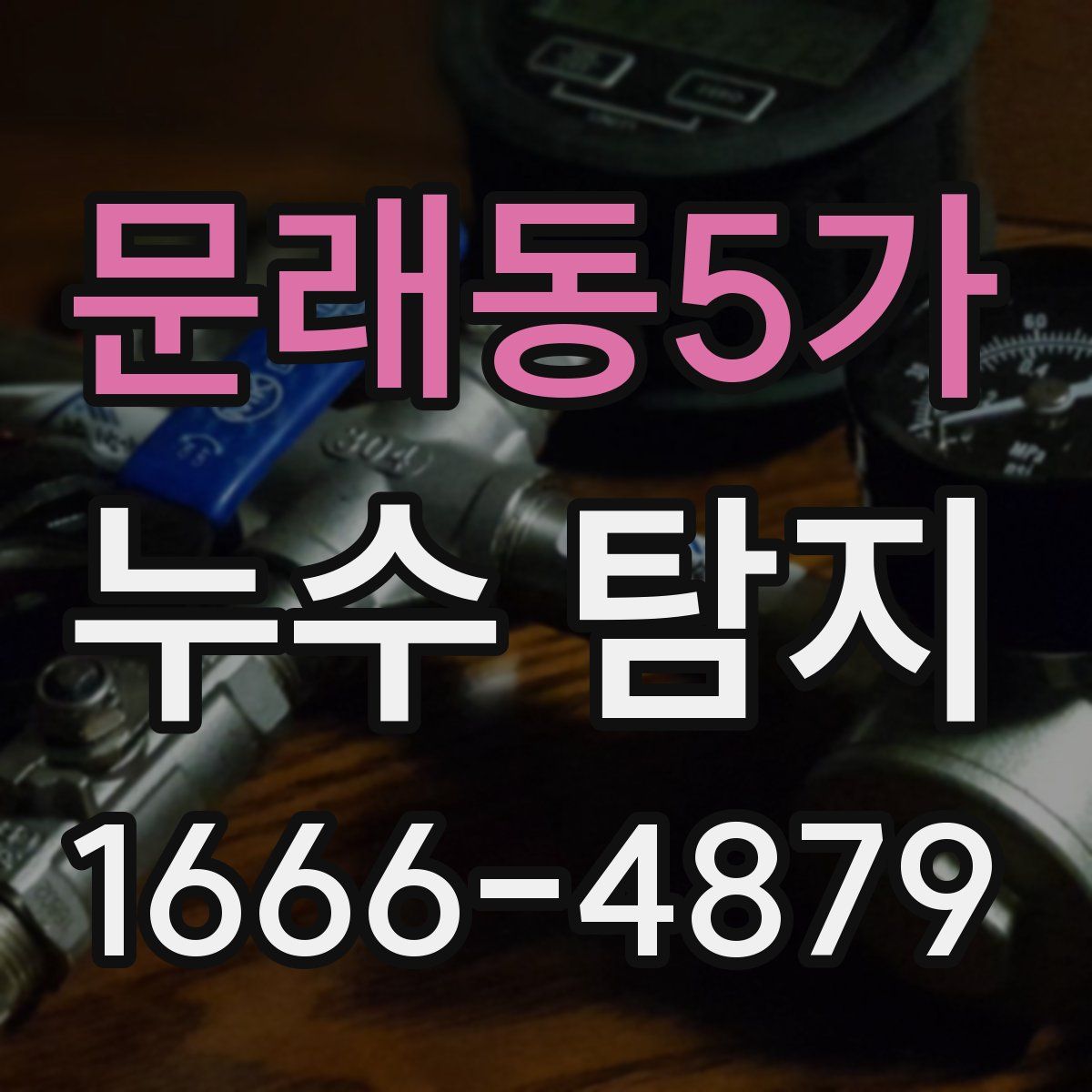 문래동5가 누수 탐지