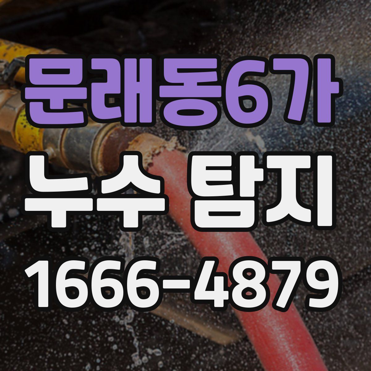 문래동6가 누수 탐지