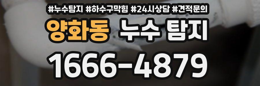 양화동 누수 탐지