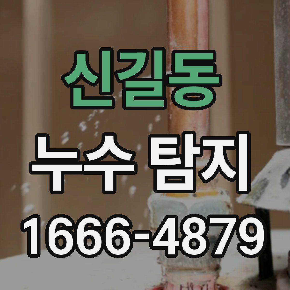 신길동 누수 탐지