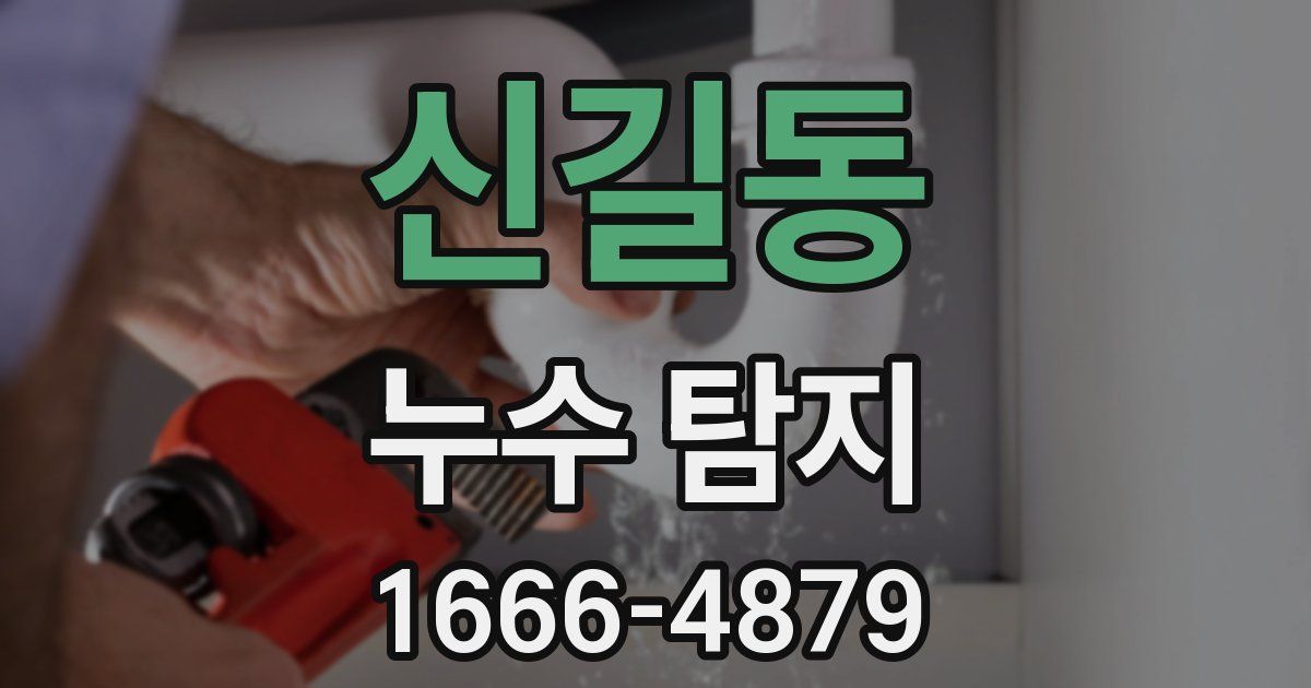 신길동 누수 탐지