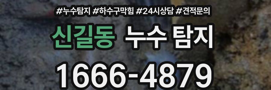 신길동 누수 탐지