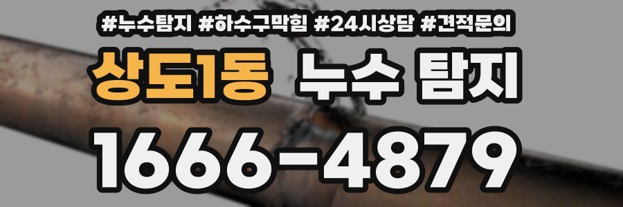 상도1동 누수 탐지