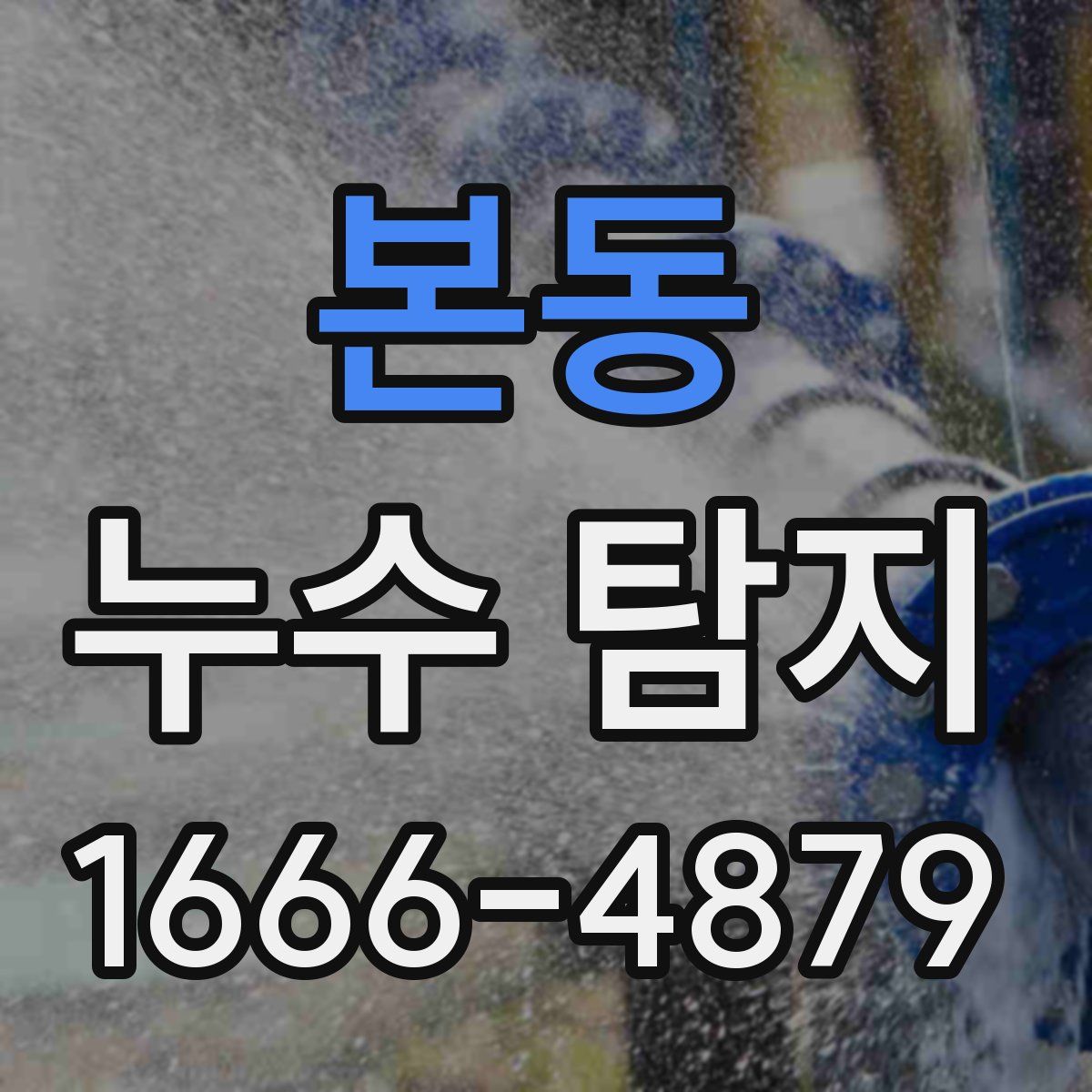 본동 누수 탐지