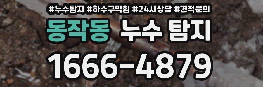 동작동 누수 탐지
