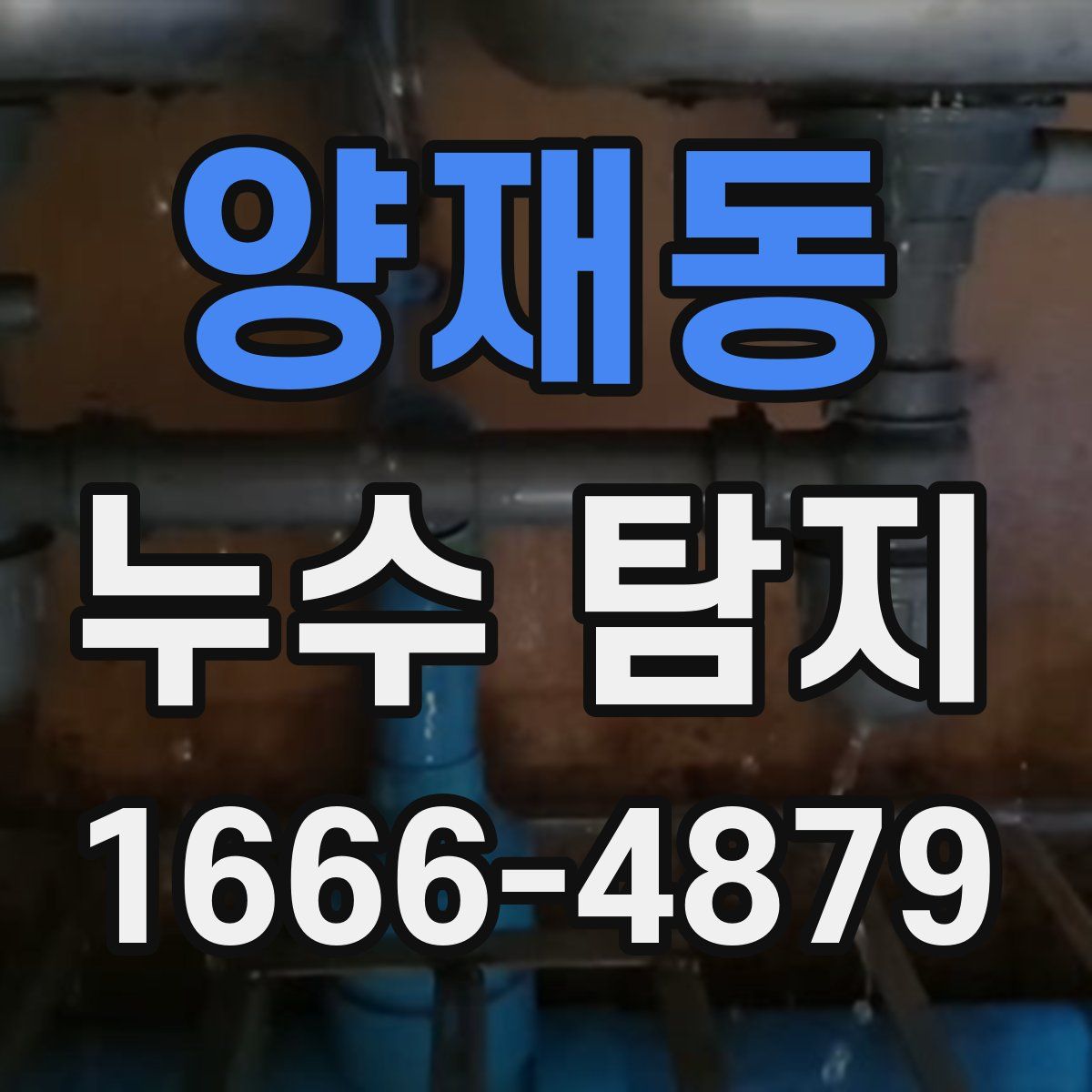 양재동 누수 탐지