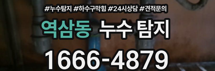 역삼동 누수 탐지