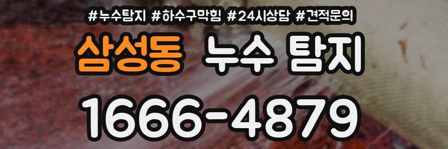 삼성동 누수 탐지