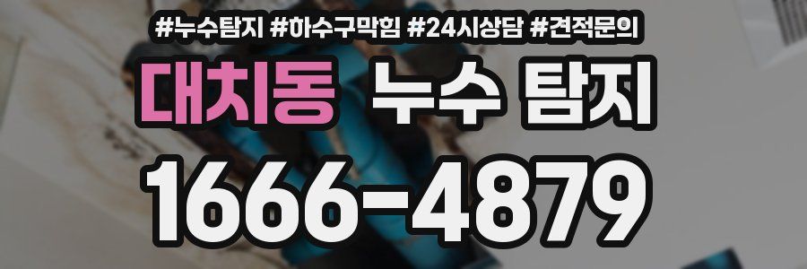대치동 누수 탐지