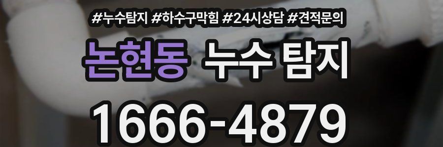 논현동 누수 탐지