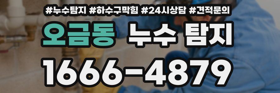 오금동 누수 탐지