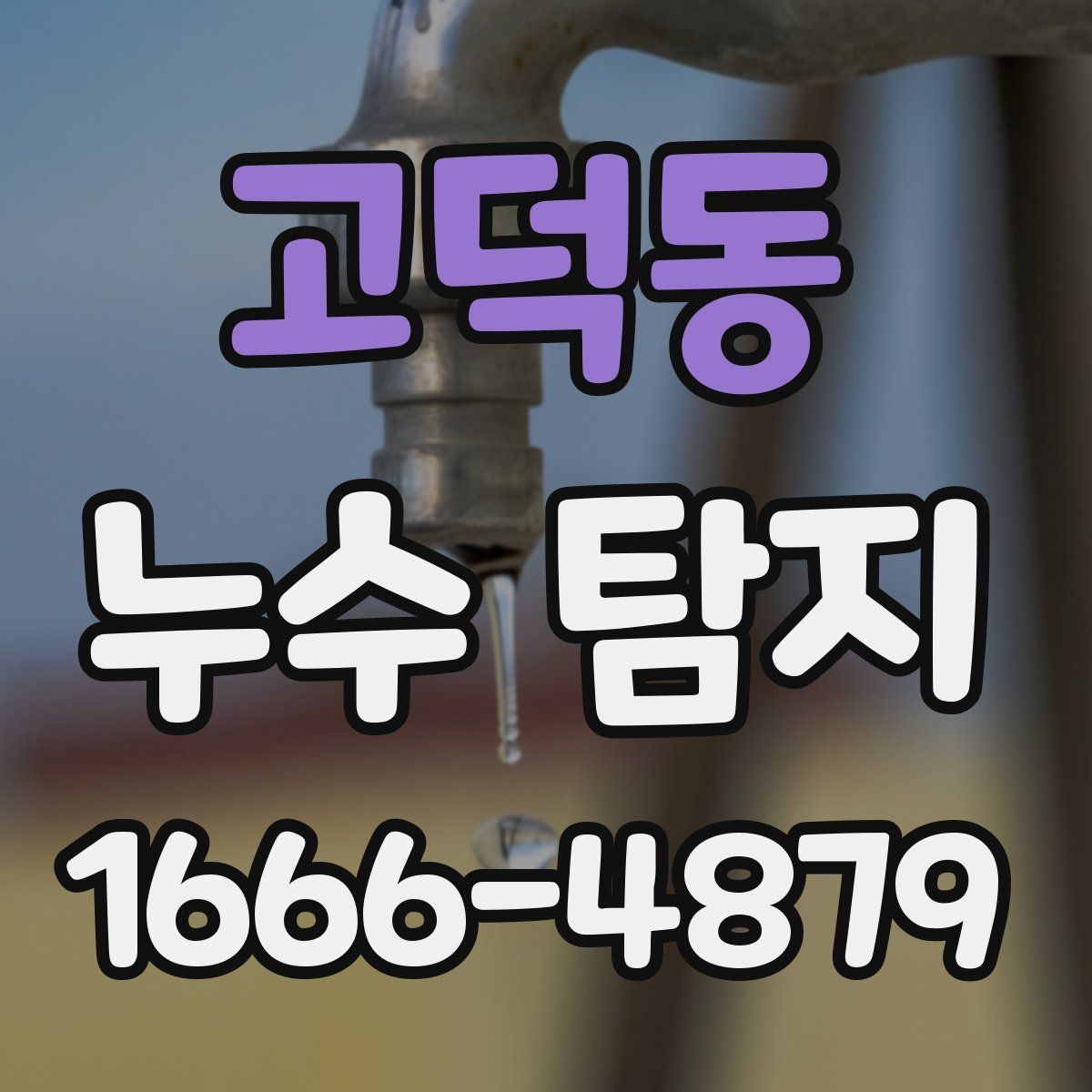 고덕동 누수 탐지