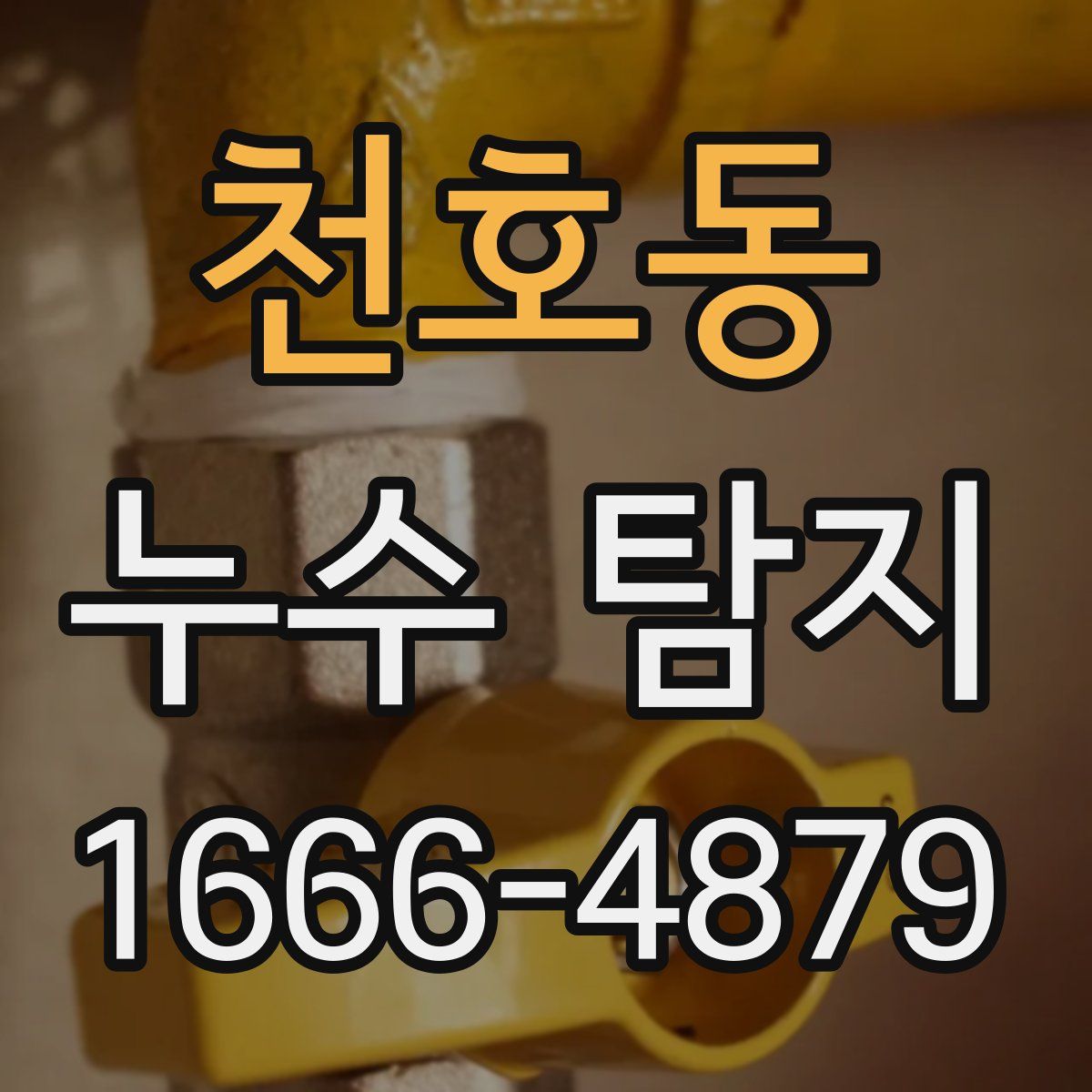 천호동 누수 탐지