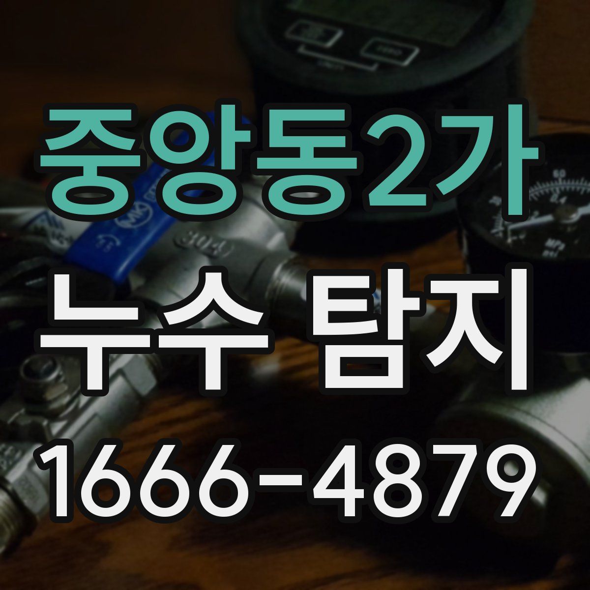 중앙동2가 누수 탐지