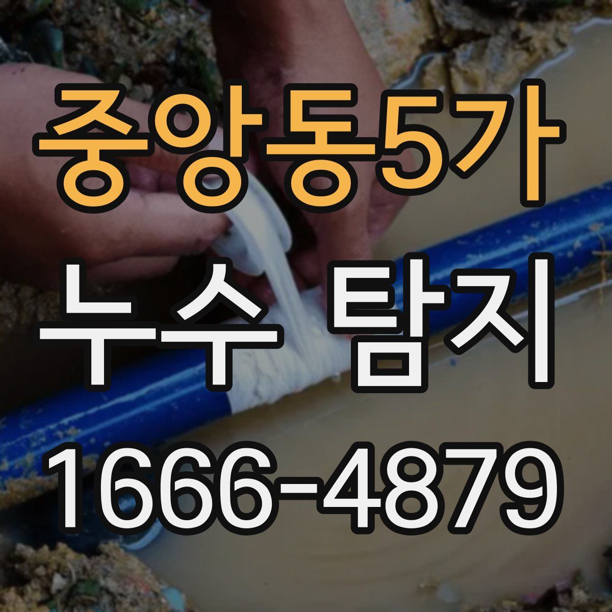 중앙동5가 누수 탐지
