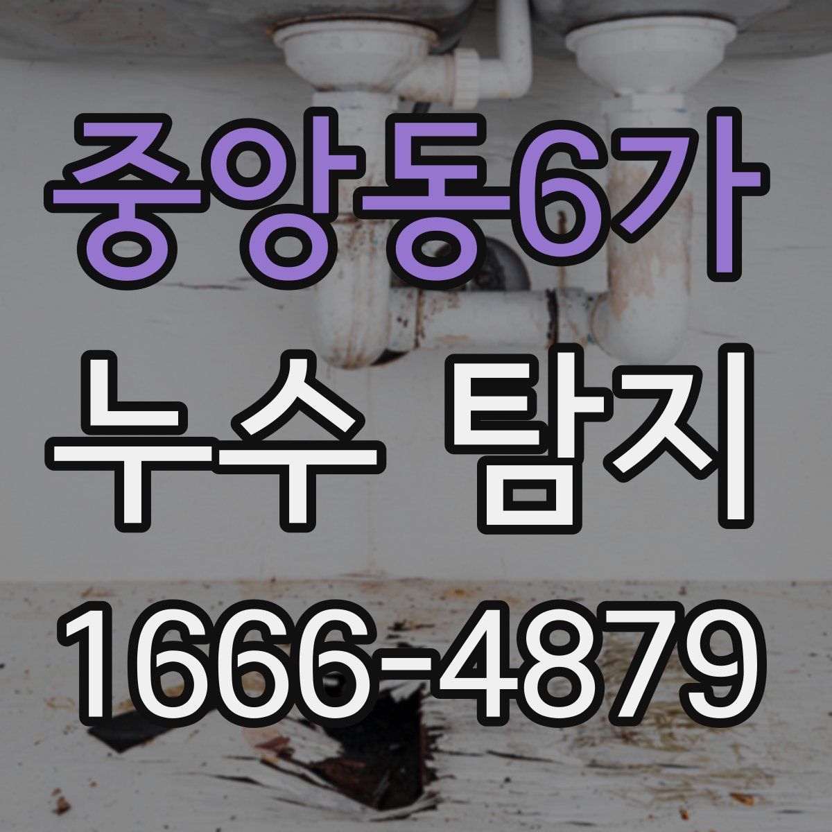 중앙동6가 누수 탐지