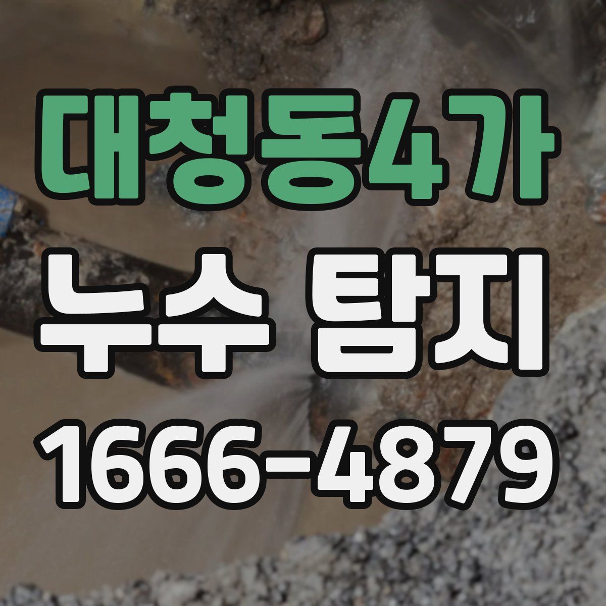 대청동4가 누수 탐지