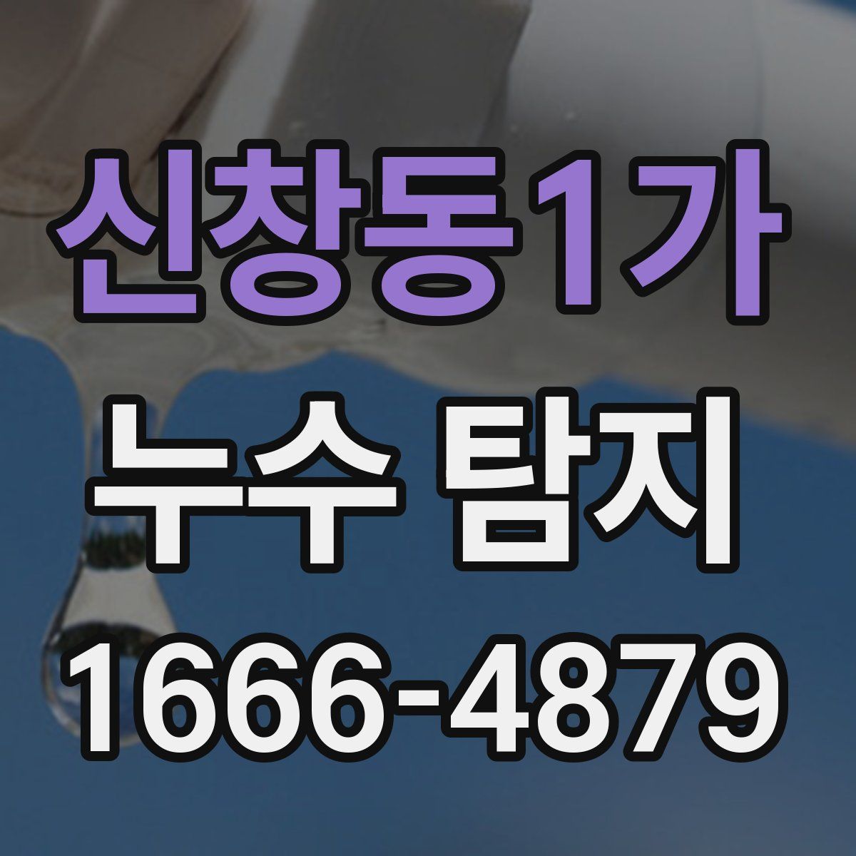 신창동1가 누수 탐지