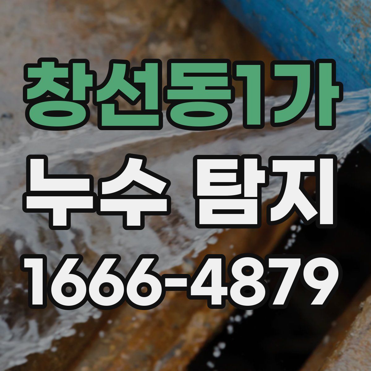 창선동1가 누수 탐지