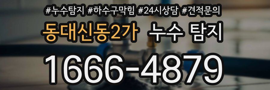 동대신동2가 누수 탐지