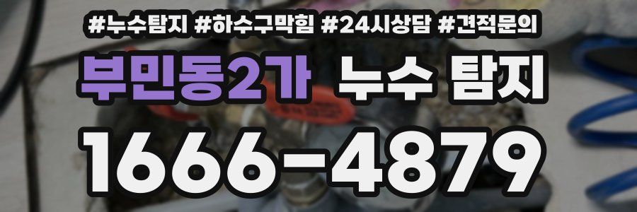 부민동2가 누수 탐지