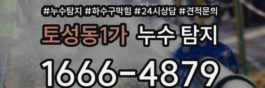 토성동1가 누수 탐지