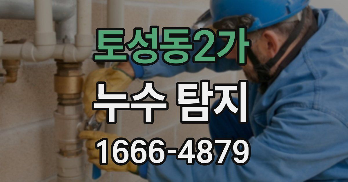 토성동2가 누수 탐지