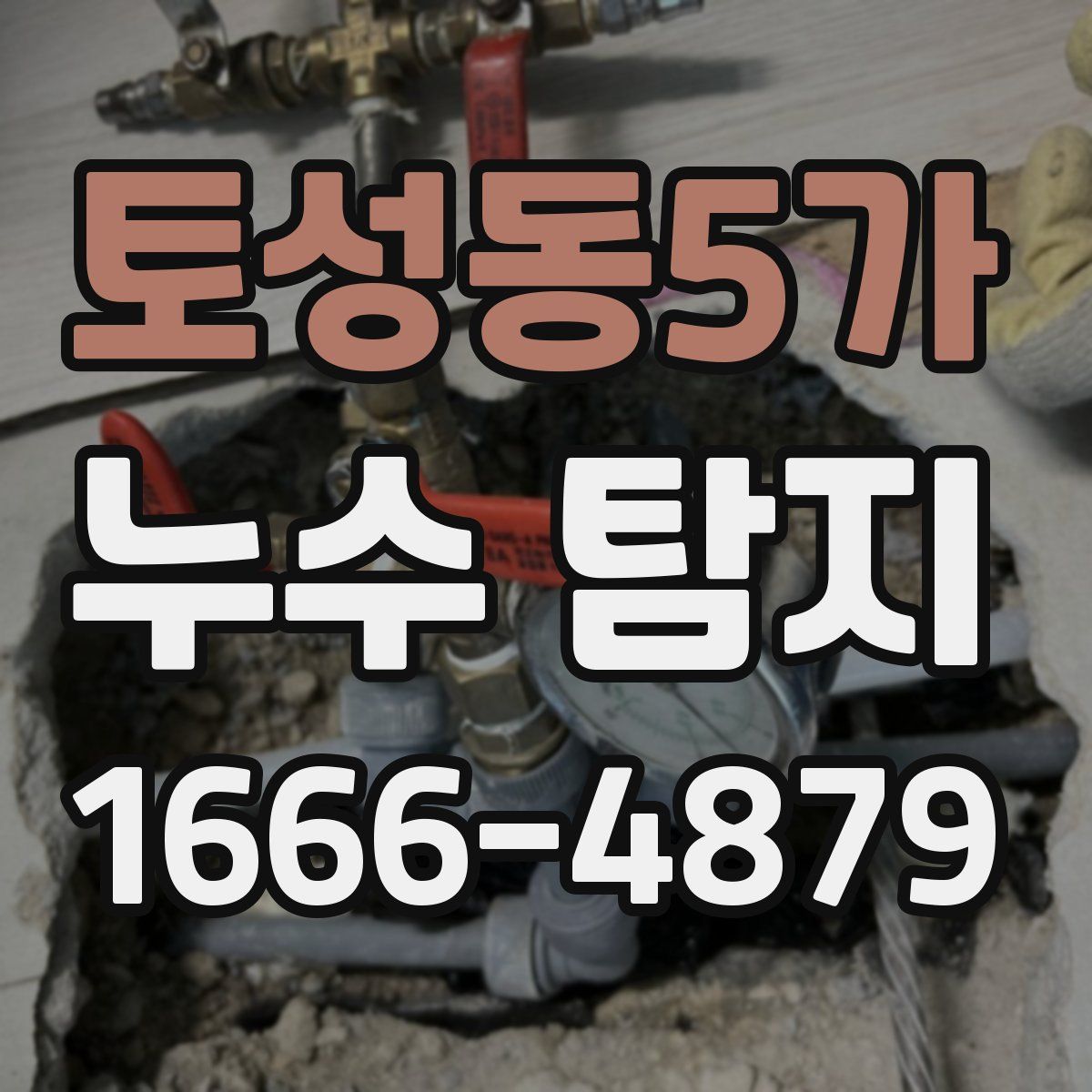 토성동5가 누수 탐지