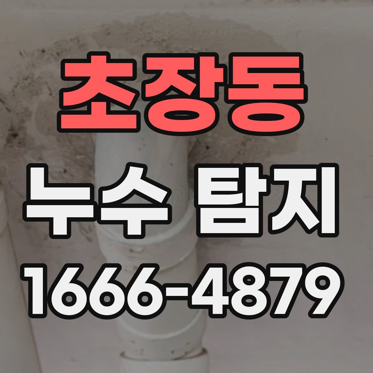 초장동 누수 탐지