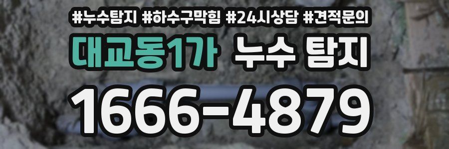 대교동1가 누수 탐지