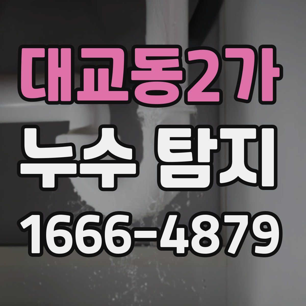 대교동2가 누수 탐지
