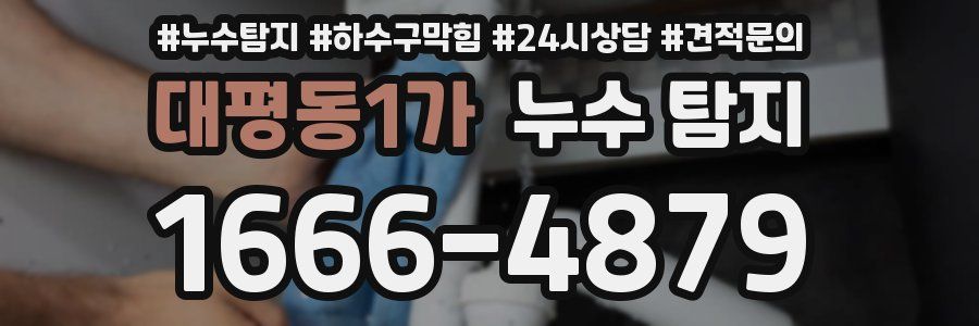 대평동1가 누수 탐지