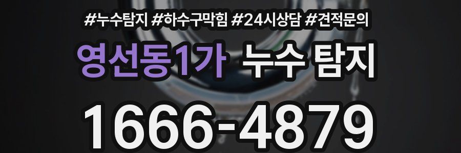 영선동1가 누수 탐지
