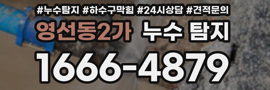 영선동2가 누수 탐지