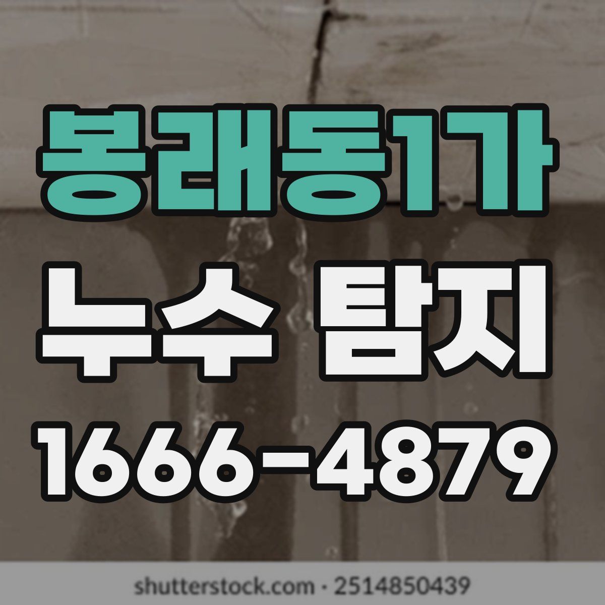 봉래동1가 누수 탐지