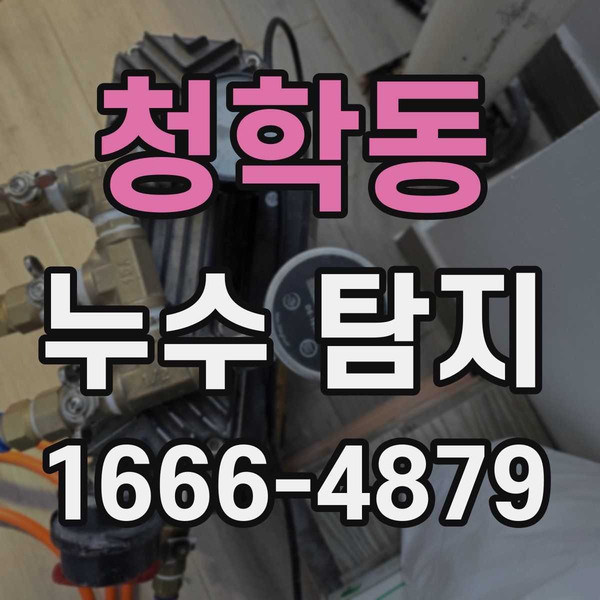 청학동 누수 탐지