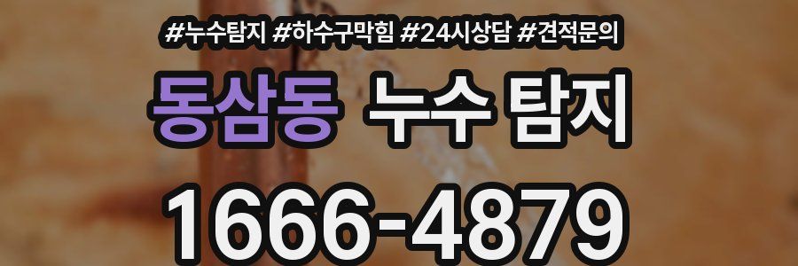 동삼동 누수 탐지