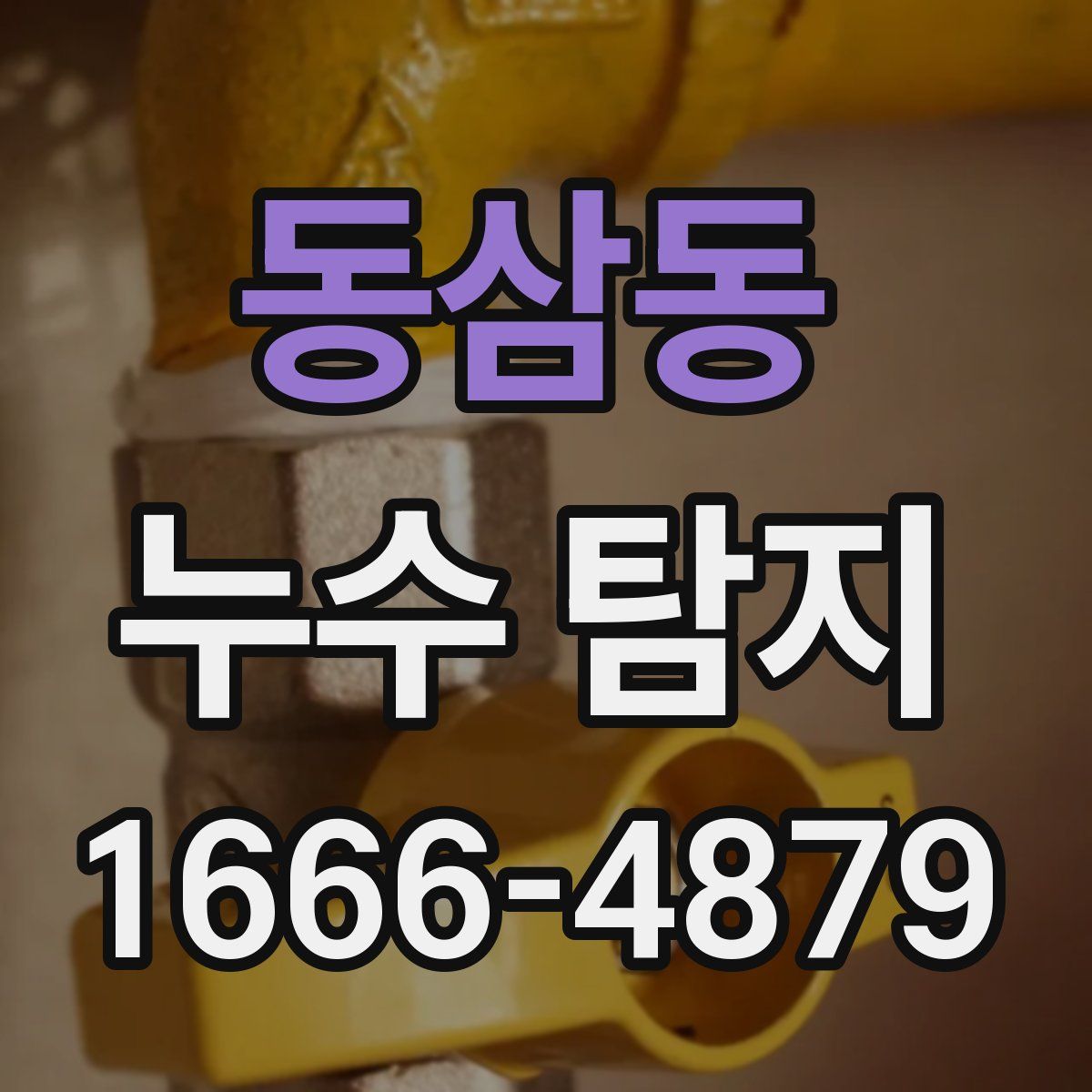동삼동 누수 탐지