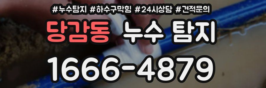 당감동 누수 탐지