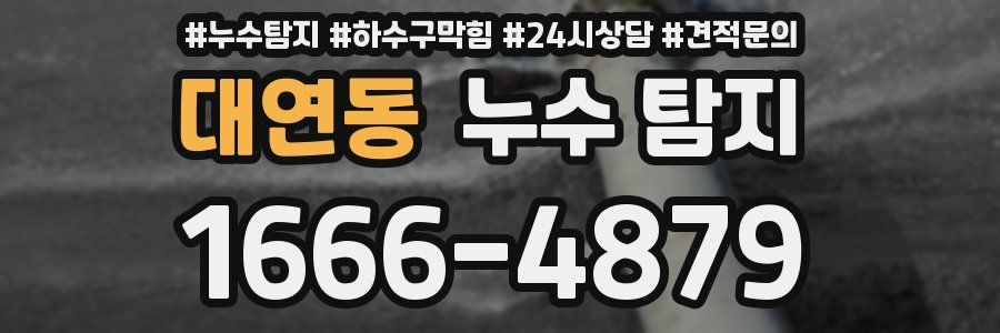 대연동 누수 탐지