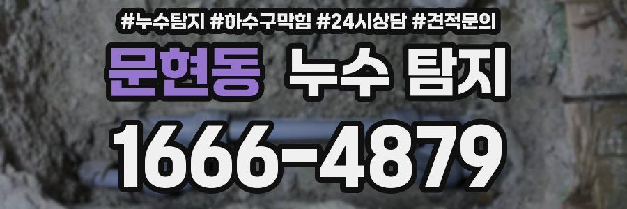 문현동 누수 탐지