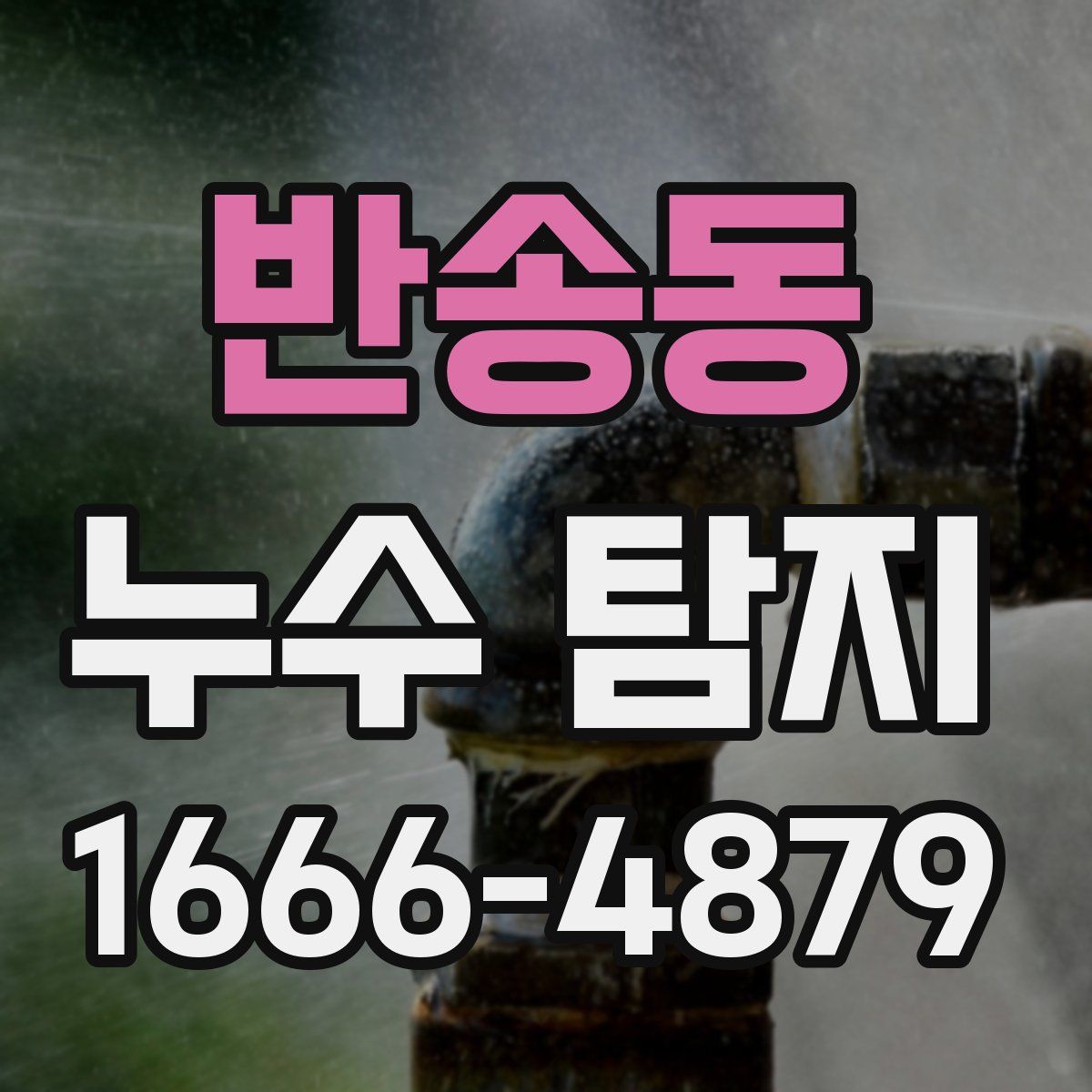 반송동 누수 탐지