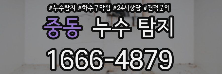 중동 누수 탐지